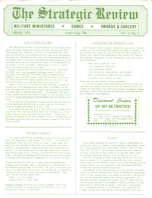 Strategic Review #1 (1975). A scarce to rare first issue. Click to sell or appraise yours