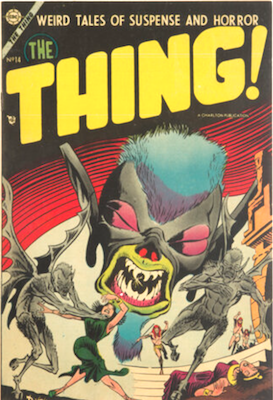 The Thing! #14: Ditko cover. Click to sell vintage horror comics