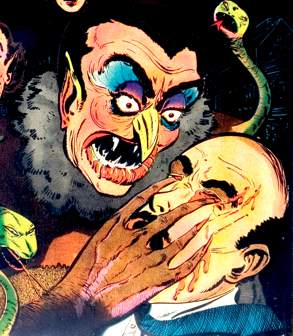 The Thing! comic #7: eye injury cover