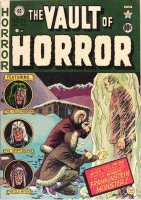 The Vault of Horror #22: Frankenstein's monster cover story