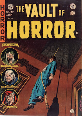 The Vault of Horror #37: 1st Drusilla; hanging cover. Click for values