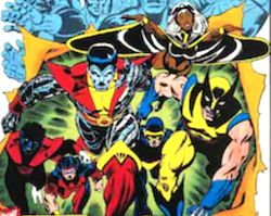 The new X-Men team of 1975 The new X-Men team of 1975