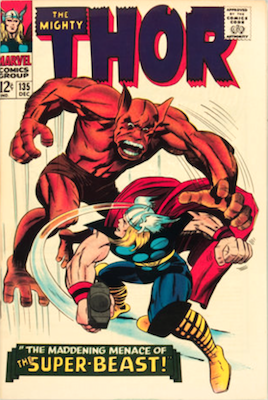 Thor #135: 1st Man-Beast. Click to sell or appraise one