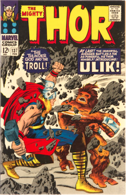 Thor #137: 1st Ulik the Troll. Click to sell or appraise one
