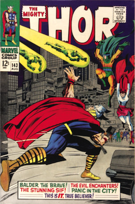 Thor #143: 1st Enchanters Three. Click to sell or value yours