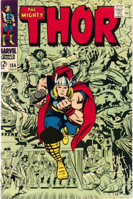 Thor #154: 1st Mangog. Click to sell or appraise one