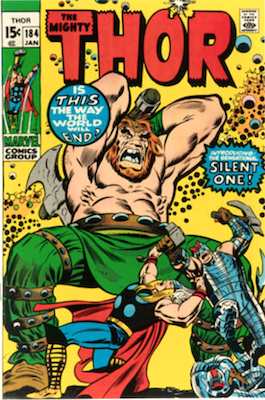 Thor #184: 1st Silent One. Click to sell or value yours