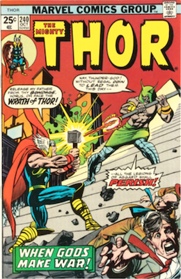 Thor #240: 1st Seth. Click to sell or value yours