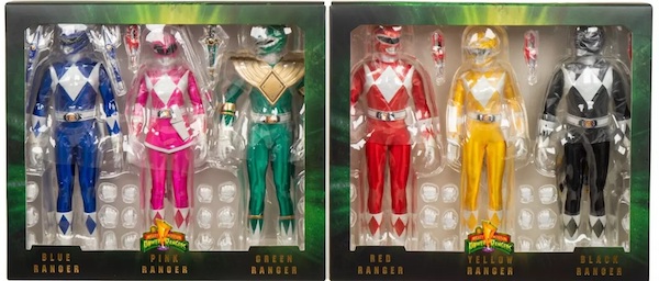Threezero Mighty Morphin Power Rangers Figure Set open box. Click for a free valuation of yours