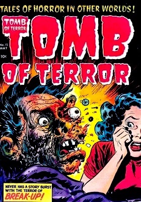 Tomb of Terror #15: Classic exploding face cover