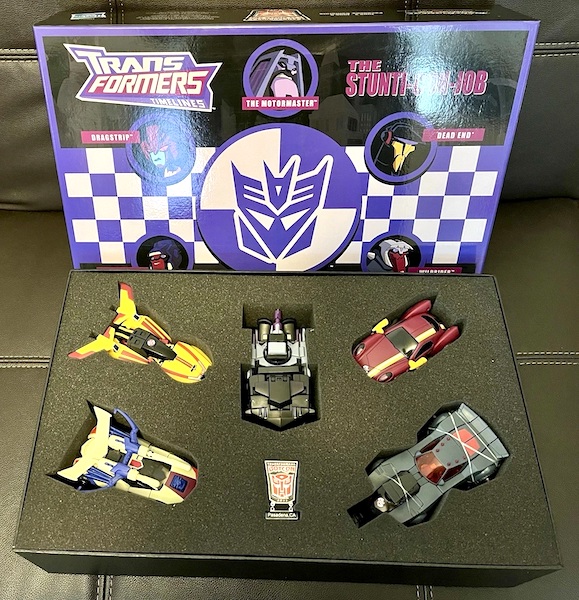 Transformers Botcon 2011 Animated Box Set The Stunti-Con-Job open box. Click to sell yours