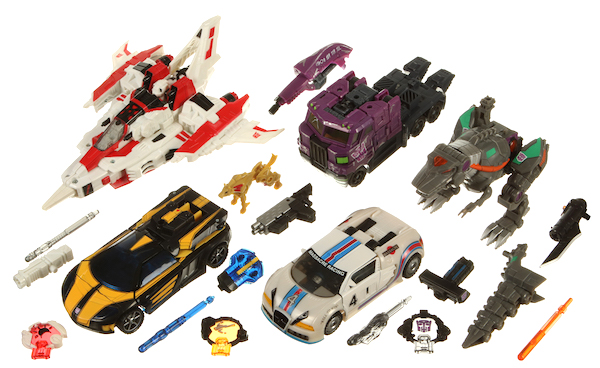 Transformers BotCon 2008 Shattered Glass Full 5-Pack Set out of the box. Click to sell or value one