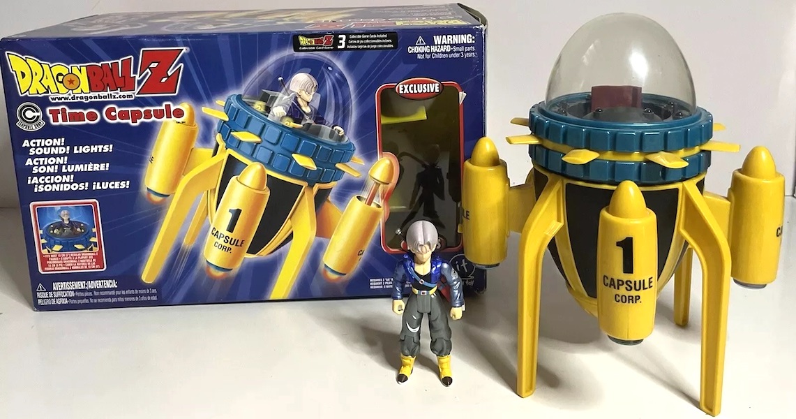 Dragon Ball Z action figures Trunks Time Capsule