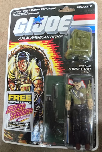 G.I. Joe Tunnel Rat Action Figure. Click for a free valuation or to sell