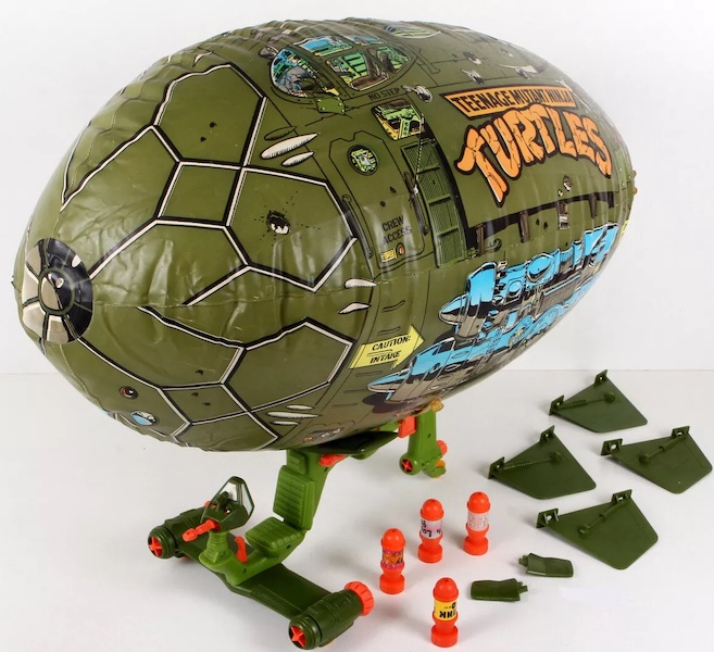 Teenage Mutant Ninja Turtles Blimp playset out of box