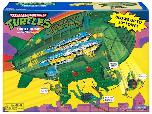 Teenage Mutant Ninja Turtles figures: Turtle Blimp playset