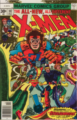 X-Men #107: First Starjammers. Click for a free valuation