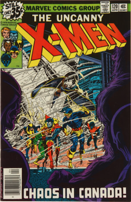 X-Men #120: First Alpha Flight. Click to have yours valued