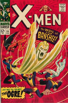 X-Men #28: First Banshee. Click to get your comics valued