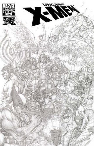 Uncanny X-Men 500 Variant Edition (2008). Click to sell or value yours