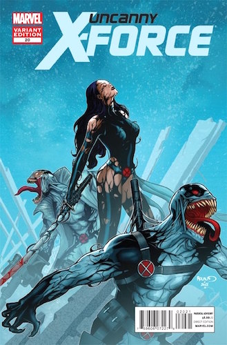 Uncanny X-Force 20 Variant Edition Paul Renaud (2012). Click to sell or value yours