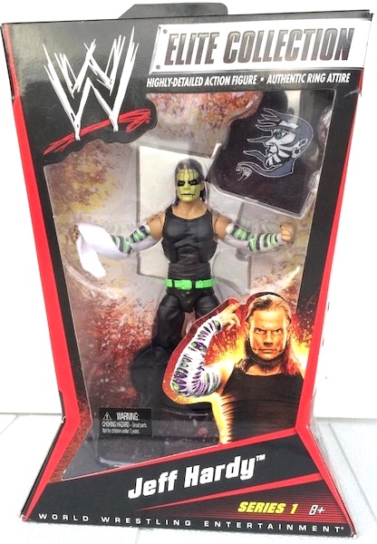 WWE Elite Series 1 Unreleased Jeff Hardy Action Figure. Click to value yours
