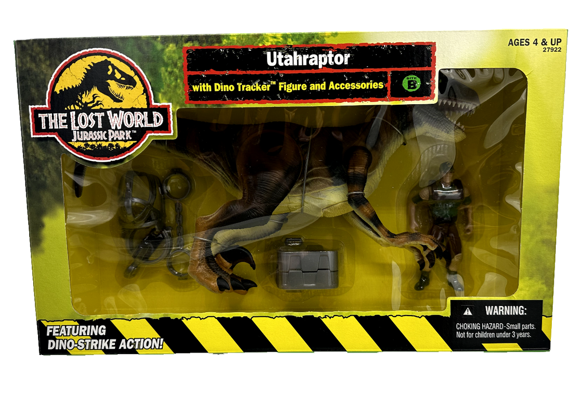 Jurassic Park the Lost World Utahraptor and Dino Tracker
