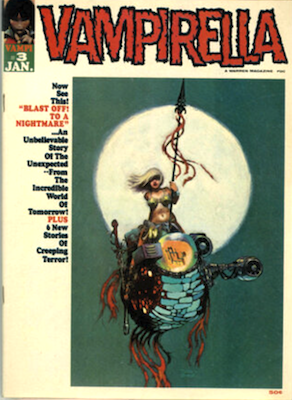 Vampirella #3: Scarce, 3rd appearance of Vampirella