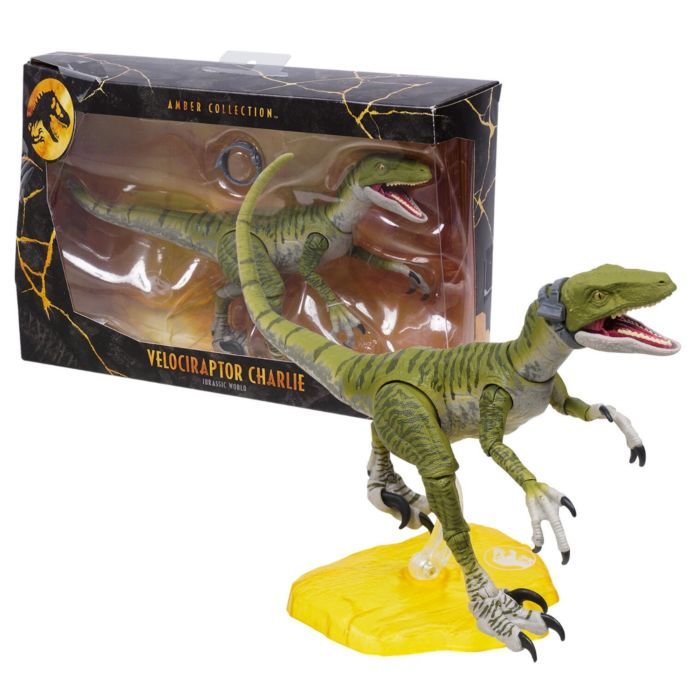 Jurassic World Amber Collection Velociraptor Charlie out of the box Jurassic World Amber Collection Velociraptor Charlie out of the box