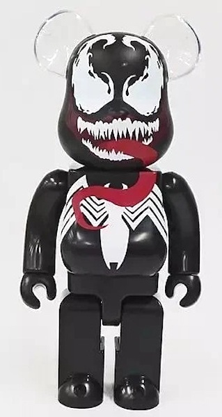 Bearbrick Spider-man 400% Happy Lottery Kuji Venom out of the box. Click to value yours