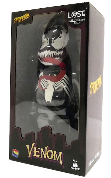 Bearbrick Spider-man 400% Happy Lottery Kuji Venom. Click to value yours