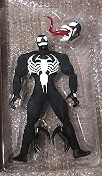 Real Action Heroes 1/6th Scale Venom Amazing Spider-man Comic Version open box. Click to value one