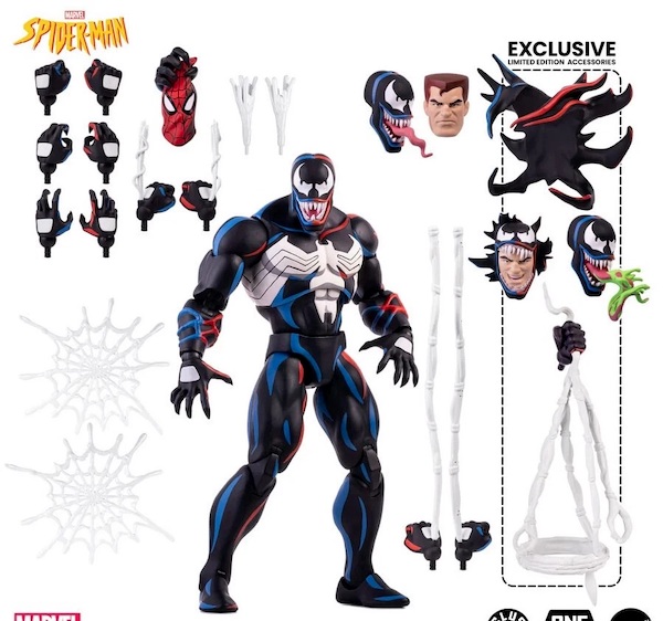 Spider-Man the Animated Series 1/6 Scale Venom Limited Edition. Click to value or sell your Venom action figures