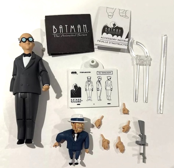 Batman The Animated Series Ventriloquist Action Figure out of the pack. Click to get yours valued