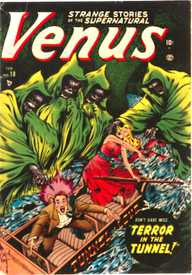 Venus comic #18: Tunnel of Love turns into terror