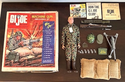 GI Joe Machine Gun Emplacement out of the box. Click to value or sell one