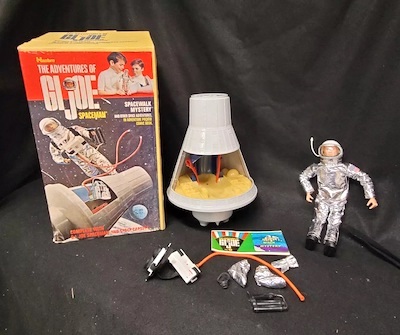 Adventures Of GI Joe Spaceman Spacewalk Mystery out of the box. Click to sell or value one