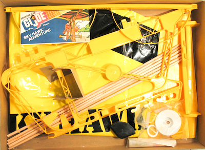 GI Joe Skyhawk #7470 open box. Click to sell or value one