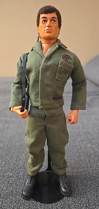 GI Joe Eagle Eyes Man of Action out of the pack. Click to sell or value one