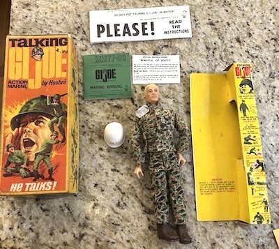 GI Joe Talking Action Marine out of the box. Click to value or sell one