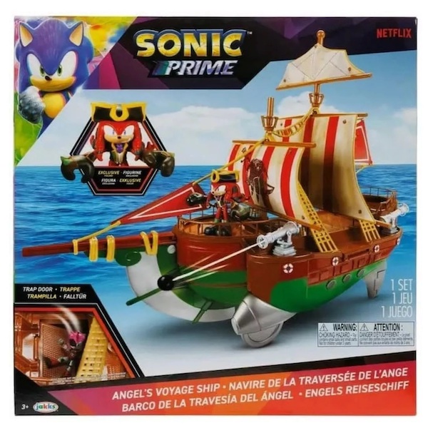 Sonic Prime Angel's Voyage Ship With Knuckles The Dread Playset. Click for values