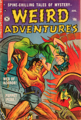 Weird Adventures #2. Demon-themed pre-Code horror comic
