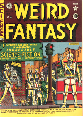 Weird Fantasy #6: EC Comics robot cover. Click to sell one