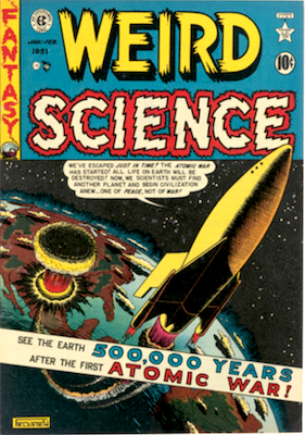 Weird Science #5: Atomic explosion cover. Click to sell one