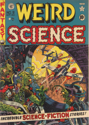 Weird Science #9: 1st Wood cover for EC Comics. Click to sell one