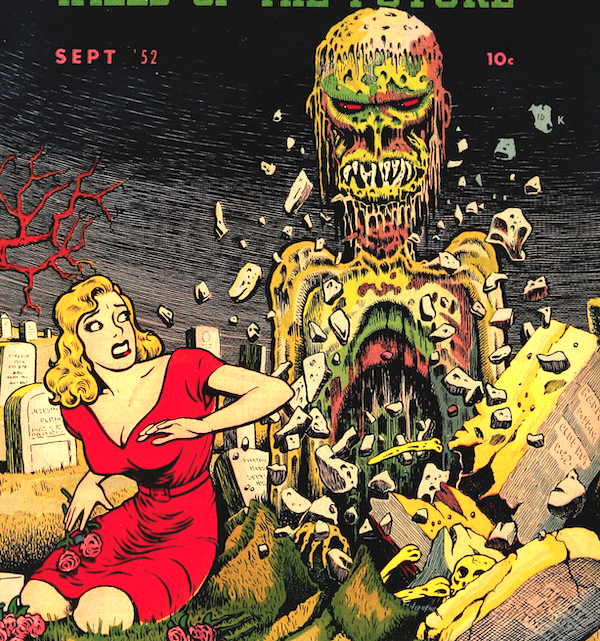 Weird Tales of the Future #3: Alien bursts out of the graveyard