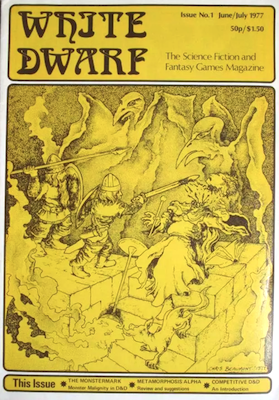 White Dwarf Magazine #1. Scarce to rare! Click to appraise or sell yours