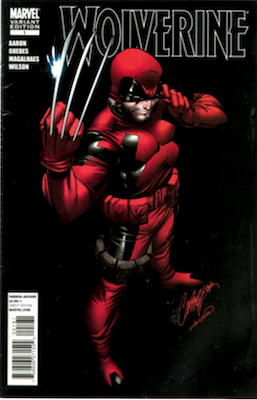 Wolverine #1 (2010) J. Scott Campbell Deadpool Variant. Click for a free valuation of yours
