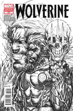 Wolverine 310 Sketch Variant (2012). Click to sell or appraise one