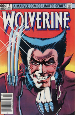 Wolverine Limited Series #1 (1982). First solo comic. Click for values